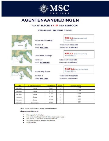 Agentenaanbieding_2013_week16. - TravEcademy