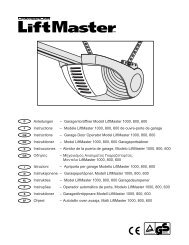 Liftmaster model 600/800/1000A - Jyde Port