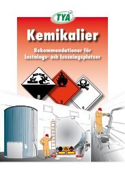 Kemikalier - Rekommendationer för lastning- och lossningsplatser
