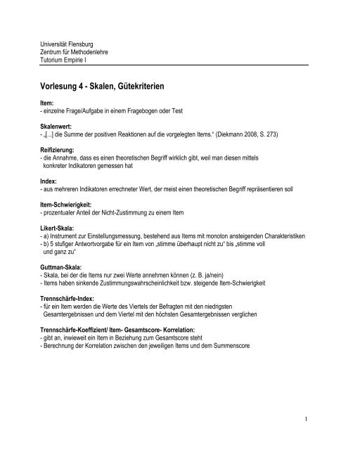 vl4_skalen,gütekriterien_aktualisiert - Universität Flensburg
