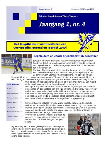 Nieuwsbrief van Januari 2010 - Officiele website Jeugd Tilburg ...