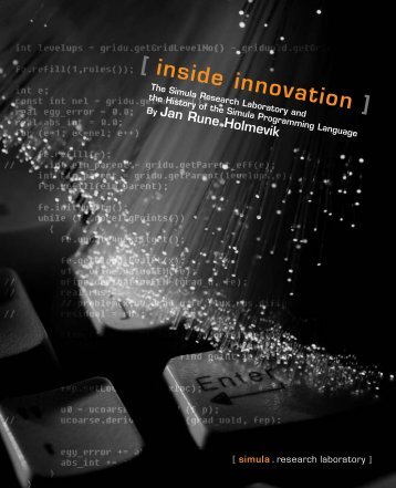 [ inside innovation ] - Simula Research Laboratory
