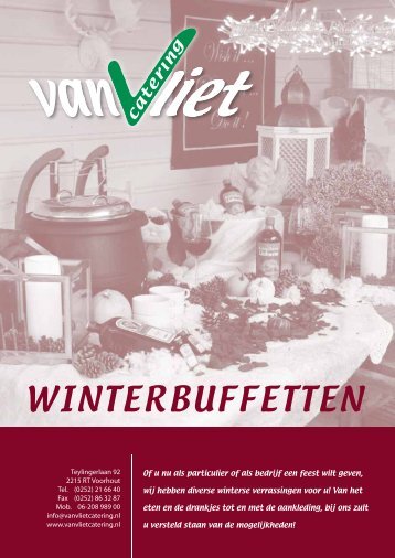 WINTERBUFFETTEN - Van Vliet catering