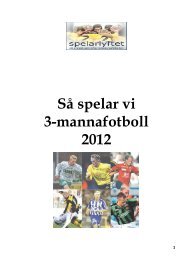 Så spelar vi 3-manna fotboll - Spelarlyftet