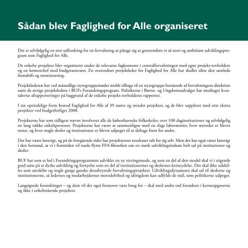 FAGLIGHED FOR ALLE - Københavns Kommune