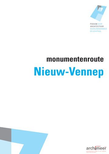 Nieuw-Vennep - Podium voor Architectuur Haarlemmermeer en ...