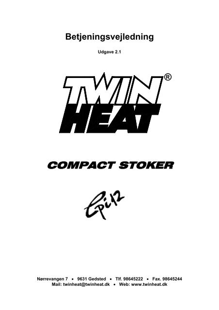 Twinheat CPI12 manual - Dansk VVS-Center