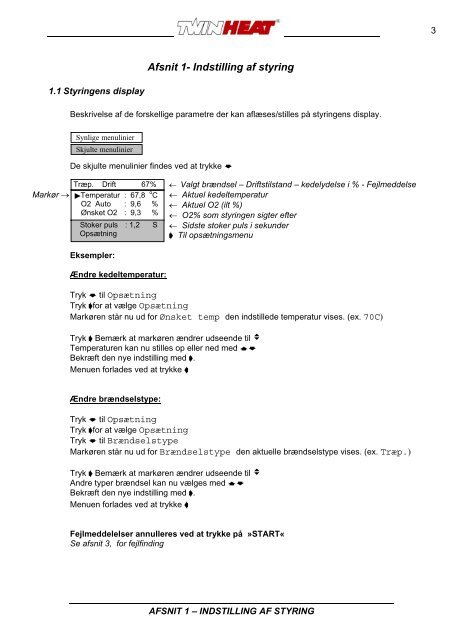 Twinheat CPI12 manual - Dansk VVS-Center