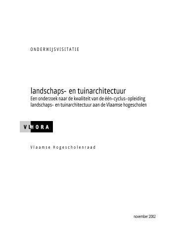 landschaps- en tuinarchitectuur - Vlhora