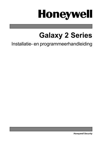 Galaxy G2 installatiehandleiding. - Polair Beveiliging