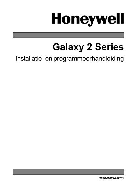 Galaxy G2 installatiehandleiding. - Polair Beveiliging