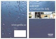 GROHE armaturer för kök www.grohe.se