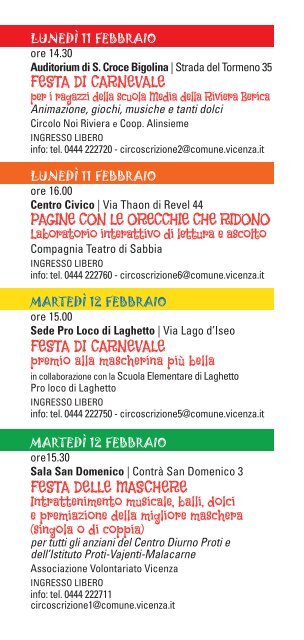 Tutti gli eventi - Comune di Vicenza