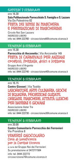 Tutti gli eventi - Comune di Vicenza