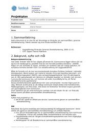 Projektplan_sammanhallen _arendehantering_ver100.pdf - Sambruk