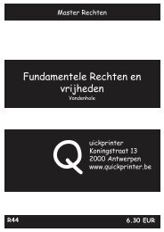 Fundamentele Rechten en vrijheden - Quickprinter