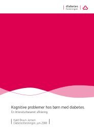 Kognitive problemer hos børn med diabetes - Diabetesforeningen