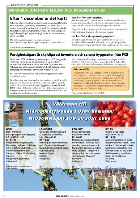 Allt om Osby - 100% lokaltidning