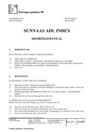 sunnaas adl index manual norsk.pdf - Sunnaas sykehus HF