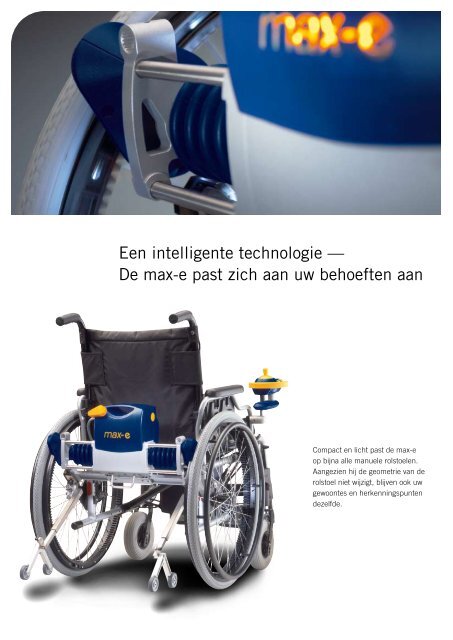 max-e de elektrische aandrijving voor uw manuele rolstoel - Euromove