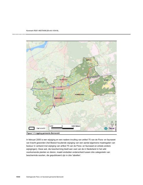 Gedragscode Flora- en faunawet gemeente Barneveld