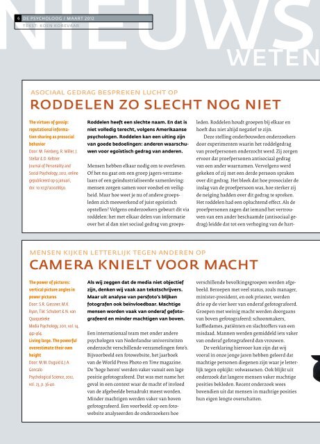 Roddelen zo slecht nog niet - Camera knielt voor - NIP