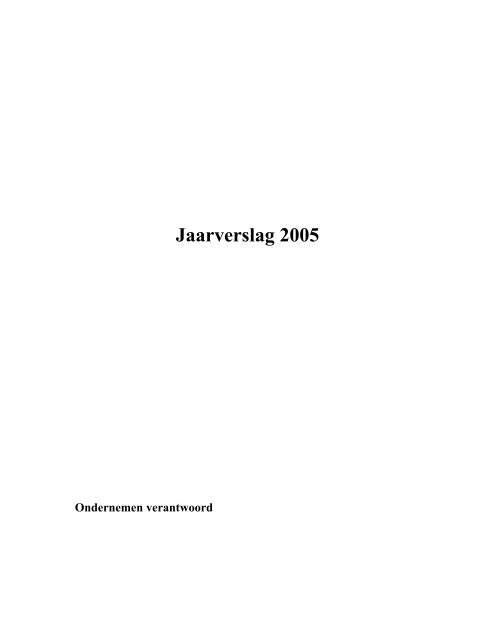 Woningstichting Venlo-Blerick Jaarverslag 2005 2005 - Woonwenz