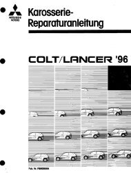 Colt Lancer - 1996 - Karosserie-Reparaturanleitung.pdf - Mitsubishi ...