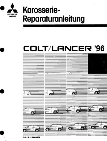 Colt Lancer - 1996 - Karosserie-Reparaturanleitung.pdf - Mitsubishi ...