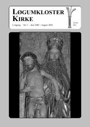 Kirkeblad „rg 6 nr 3 - Løgumkloster Kirke