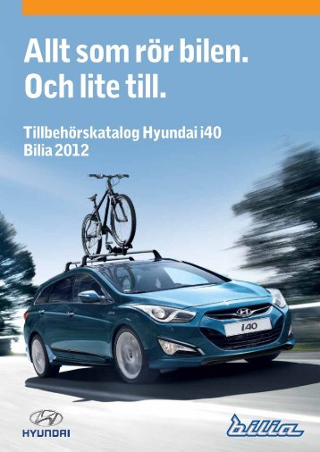 Allt som rör bilen. Och lite till. - Bilia