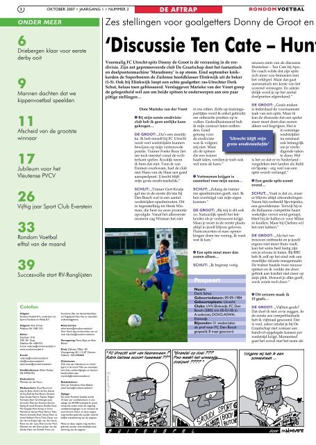 seizoen 2007/2008 nummer 2 - Rondom Voetbal