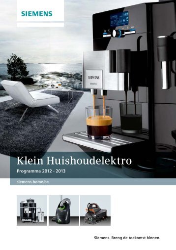 Klein Huishoudelektro - Siemens Home Appliances