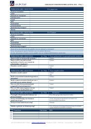 Checklist Inkomstenbelasting 2011 © (in PDF-formaat) - Van der Kloet