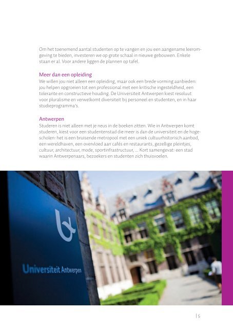 Download de brochure - Universiteit Antwerpen