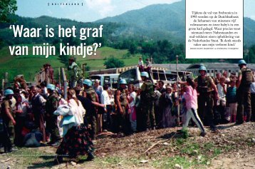 Tijdens de val van Srebrenica in 1995 werden op de ... - Scoop