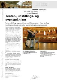 Teater-, udstillings- og eventtekniker