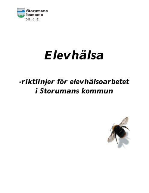 Elevhälsa - Storumans skolor