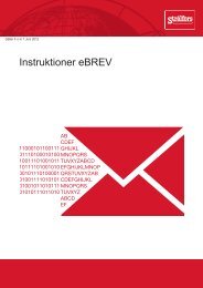 Instruktioner eBREV, svensk text - Strålfors