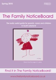 Spring 2010 - The Family NoticeBoard