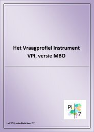 Handleiding en instructie VPI, versie mbo (PDF, 984 KB) - Passend ...