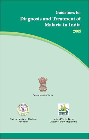 Diagnosis and Treatment of Malaria in India Diagnosis - National ...