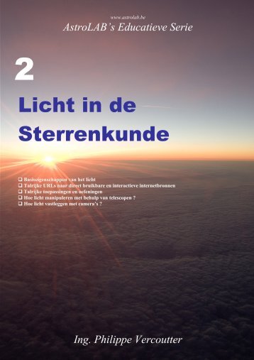 2. Licht in de Sterrenkunde - Project- en Volkssterrenwachten ...