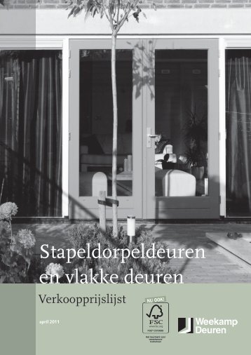 Stapeldorpeldeuren en vlakke deuren - Hormes Hout & Plaat bv