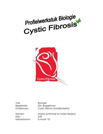 Profielwerkstuk: Cystic Fibrosis - Mijnlongtransplantatie.nl | van ...