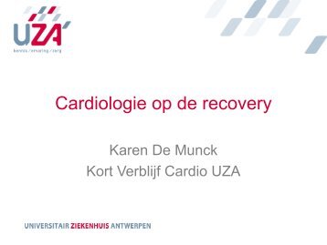 Cardiologie op recovery - BRV