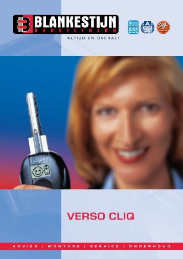 Verso Cliq cilinder - Blankestijn Beveiliging