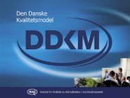 Den Danske Kvalitetsmodel - DMCG-PAL