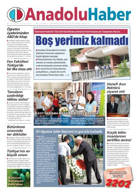 Görev - Anadolu Haber Gazetesi - Anadolu Üniversitesi