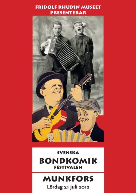 BONDKOMIK MUNKFORS - Fridolf Rhudin Museet